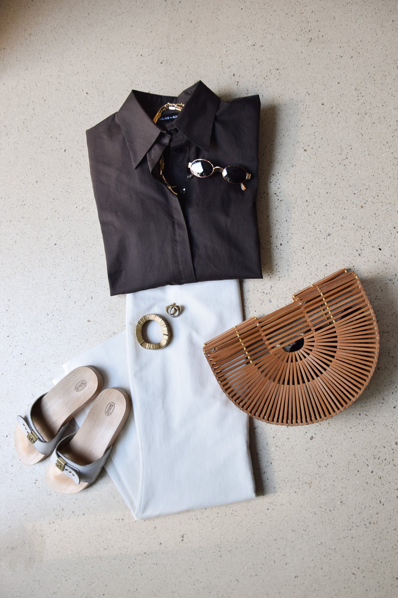 Handgefertigte Elan Bluse in Eclectic Blue aus der Kollektion The New Luxury von PALAIS du SOLEIL