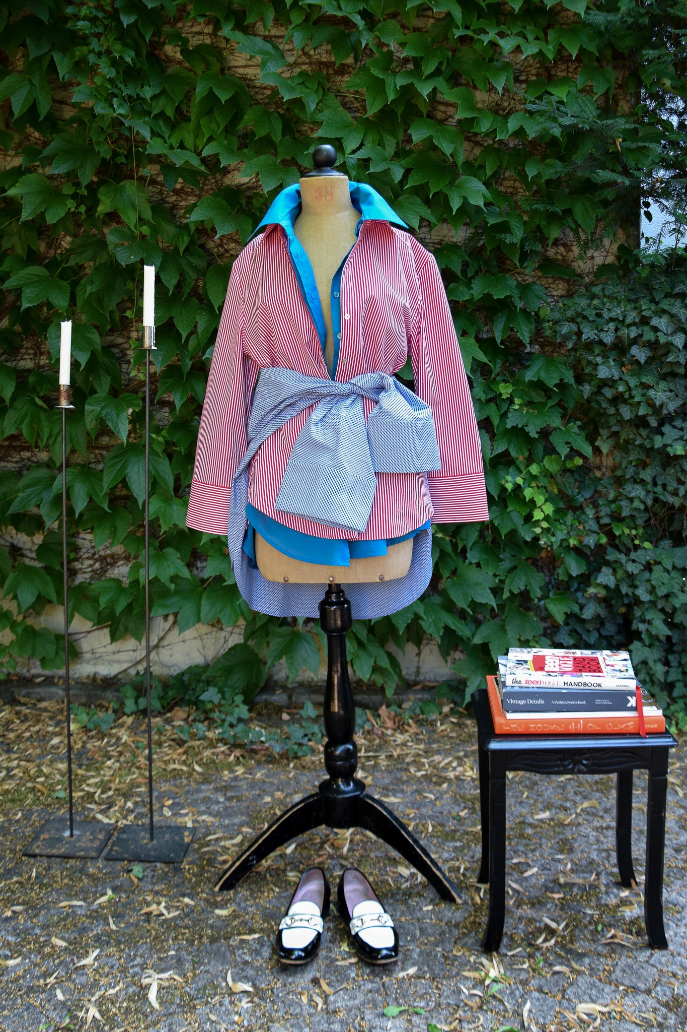 Handgefertigte Elan Bluse in Tide Weave aus der Kollektion The New Luxury von PALAIS du SOLEIL